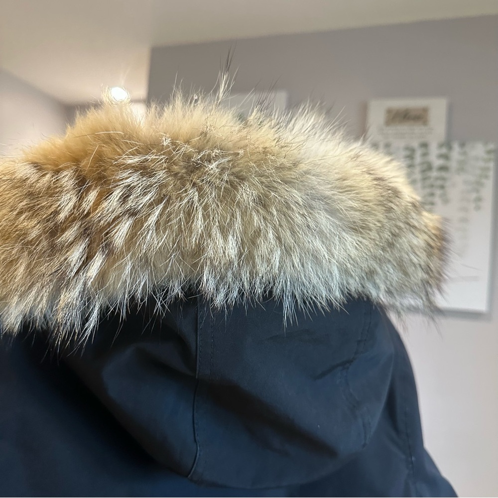 Canada Goose Trillium Black Parka with Fur - Picture 7 of 12